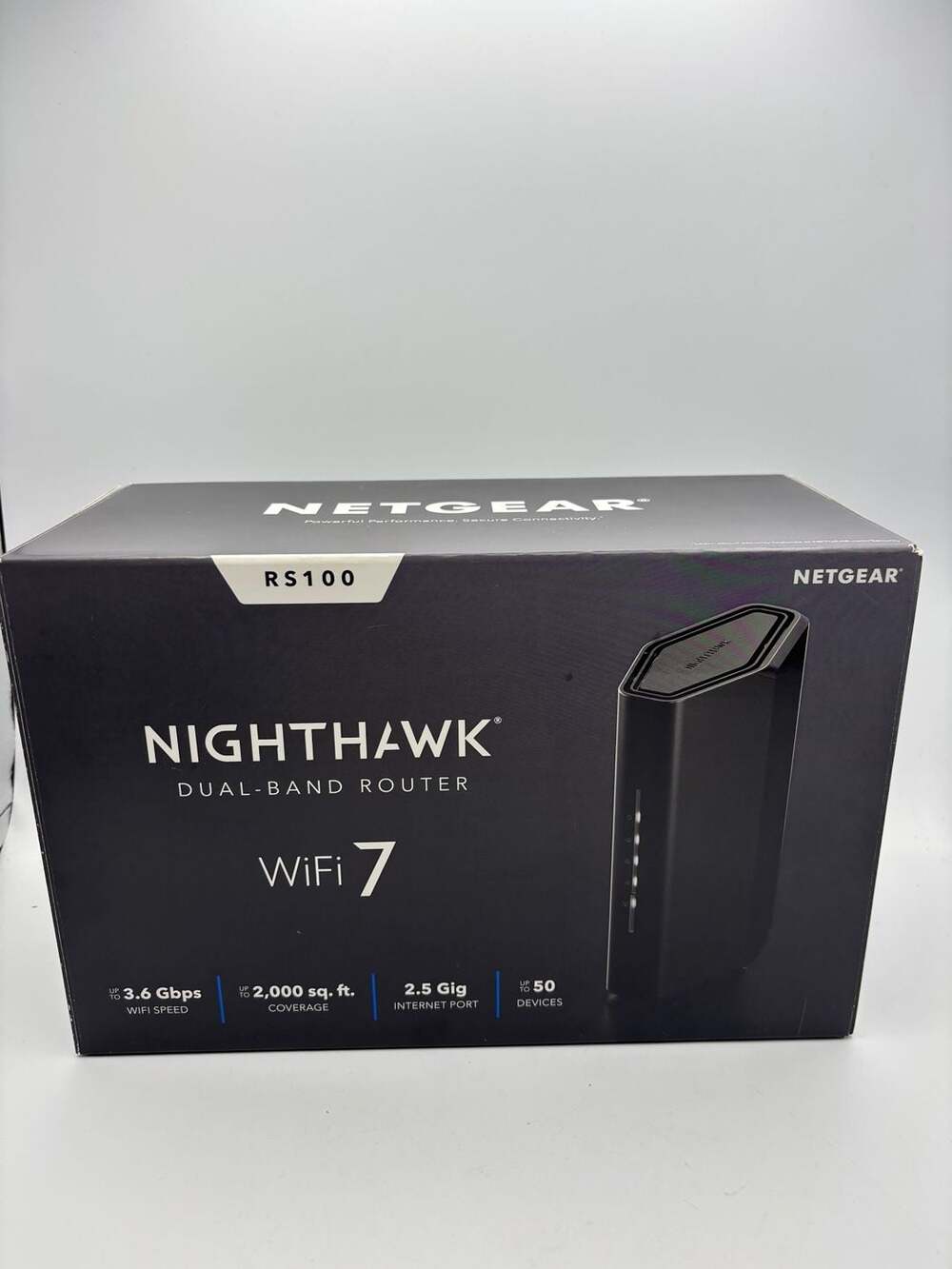Netgear Nighthawk RS100 WiFi 7 Dual-Band Router (BE3600)